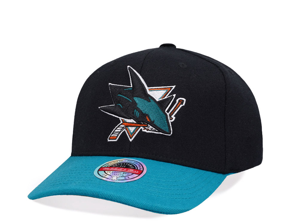 Mitchell & Ness San Jose Sharks Team Two Tone Update Snapback Casquette