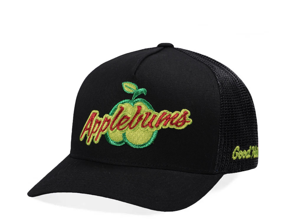 Good Hats Applebums Black Trucker Edition Snapback Casquette