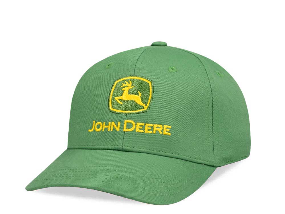 John Deere Logo Classic Cap Green Strapback Casquette