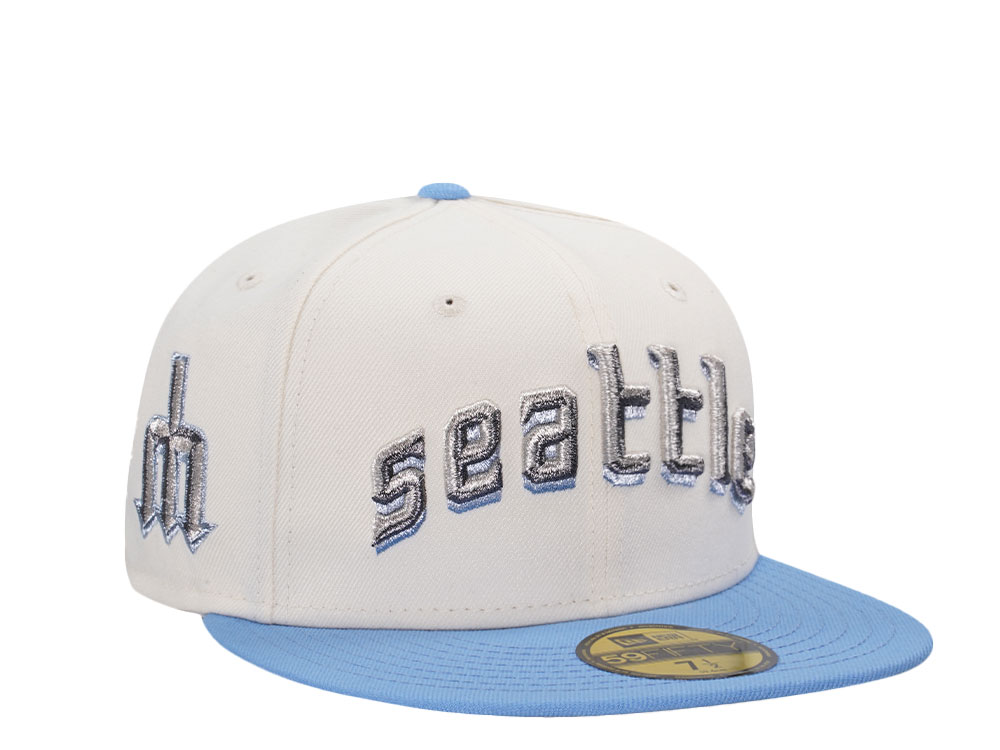 New Era Seattle Mariners City Chrome Two Tone Edition 59Fifty Fitted Casquette