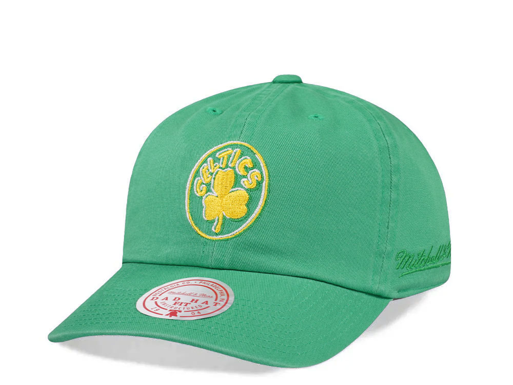 Mitchell & Ness Boston Celtics Golden Hour Glaze Green Dadhat Strapback Casquette