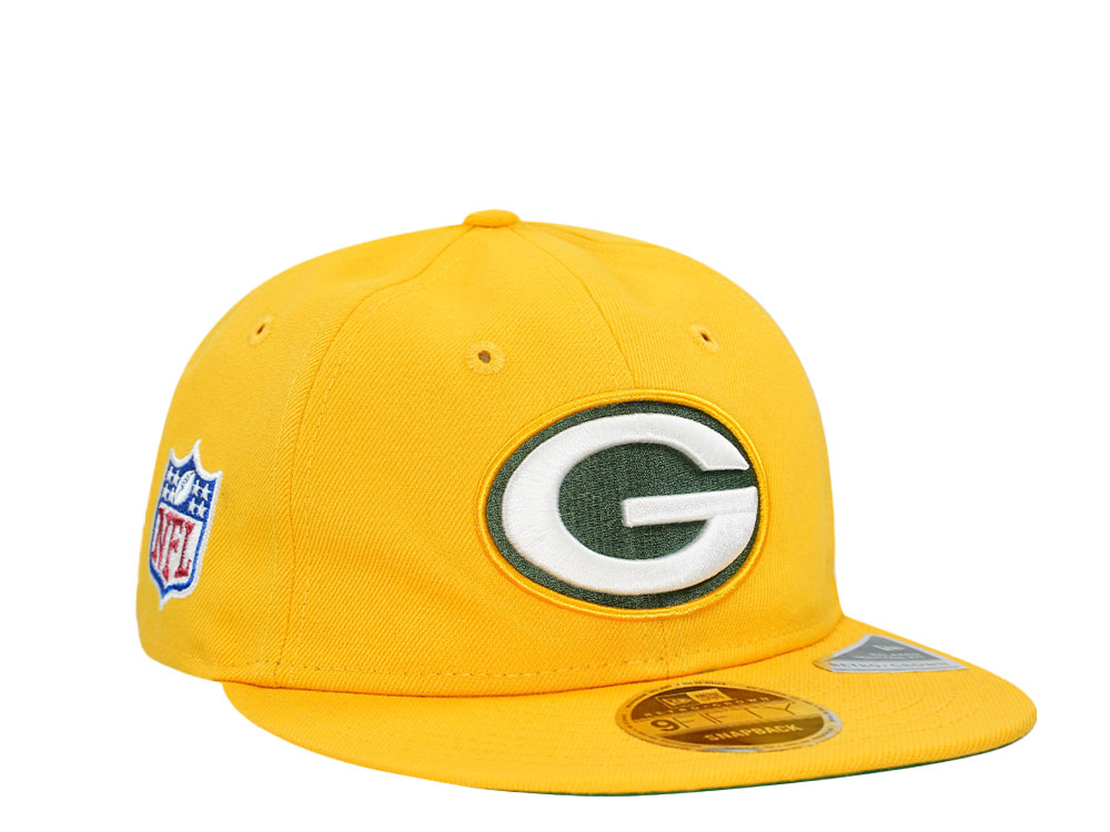 New Era Green Bay Packers Retro Crown 9Fifty Snapback Casquette