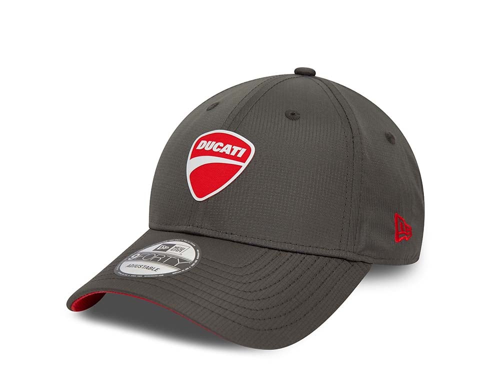 New Era Ducati Ripstop Gray 9Forty Strapback Casquette