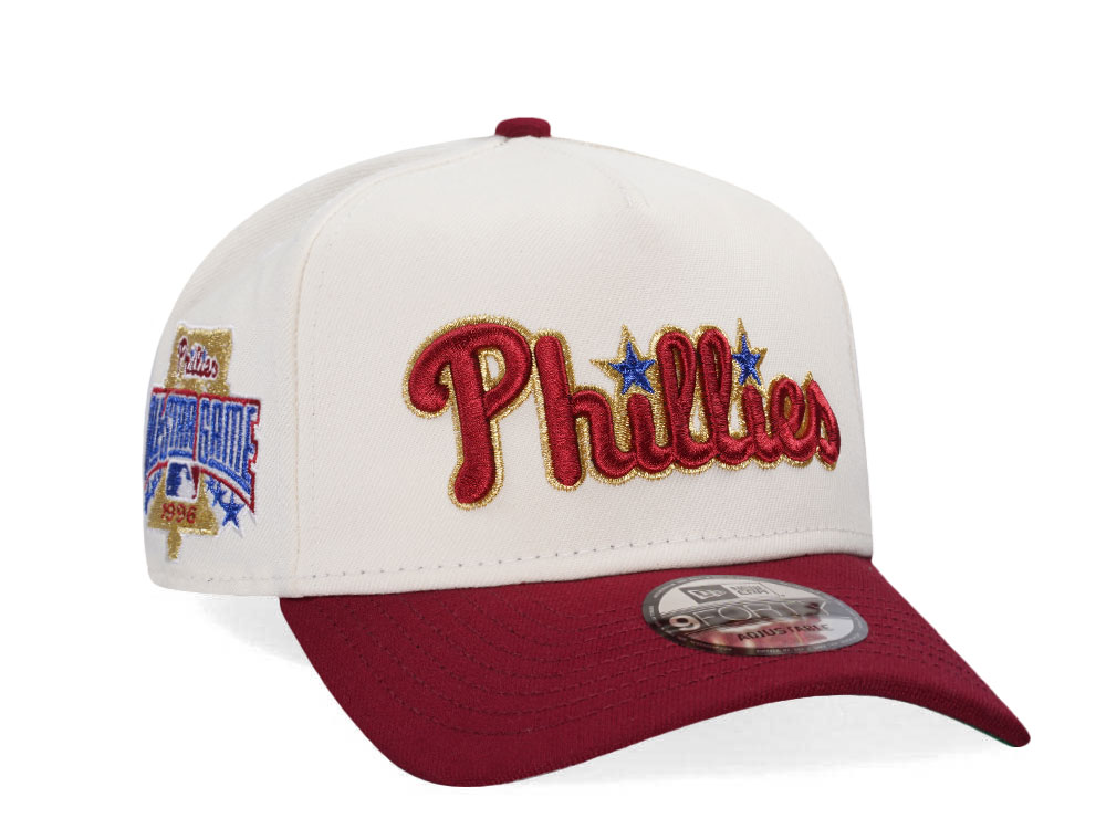 New Era Philadelphia Phillies All Star Game 1996 Chrome Gold Two Tone Edition A Frame Snapback Casquette