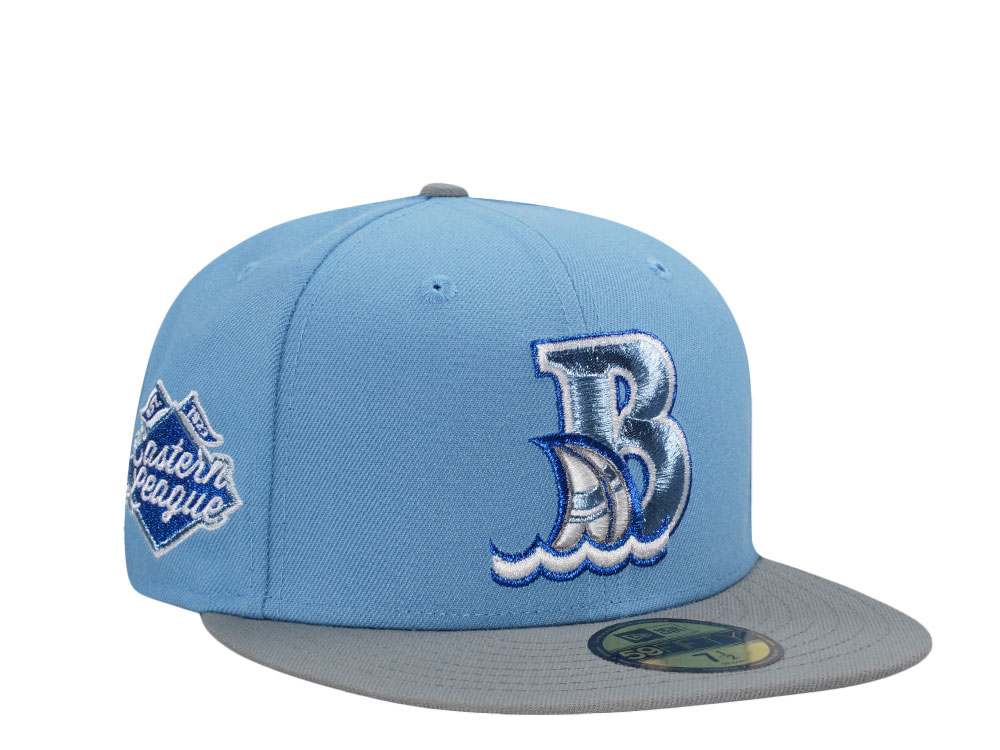 New Era Bowie Baysox Eastern League Edition Sky Blue 59Fifty Fitted Casquette