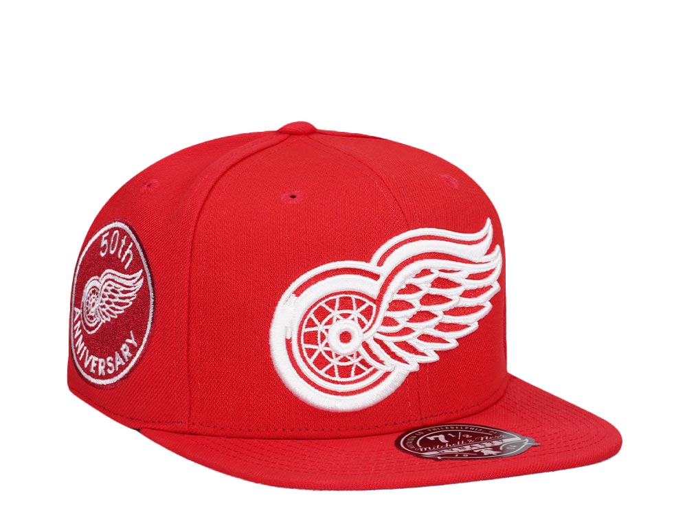 Mitchell & Ness Detroit Red Wings 50th Anniversary Vintage Edition Dynasty Fitted Casquette