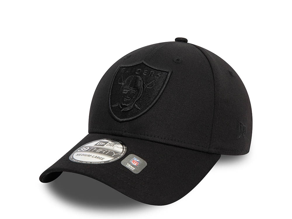 New Era Las Vegas Raiders League Essential Black 39Thirty Strapback Casquette