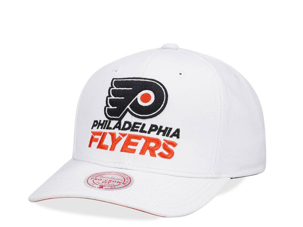 Mitchell & Ness Philadelphia Flyers All in Pro White Snapback Casquette