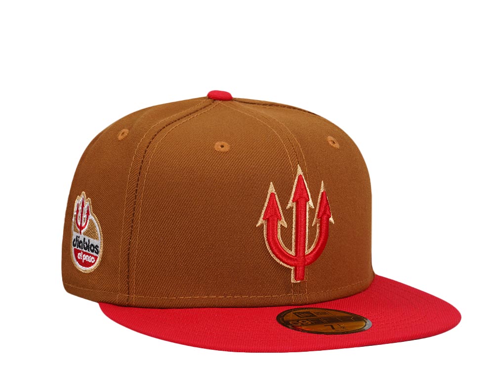 New Era El Paso Diablos Bourbon Prime Two Tone Throwback Edition 59Fifty Fitted Casquette