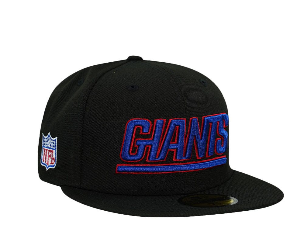 New Era New York Giants Black Throwback Prime Edition 59Fifty Fitted Casquette