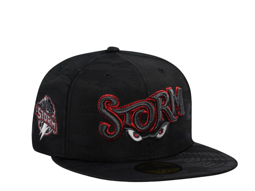 New Era Lake Elsinore Storm Glow Thunder Midnight Camo Edition 59Fifty Fitted Casquette