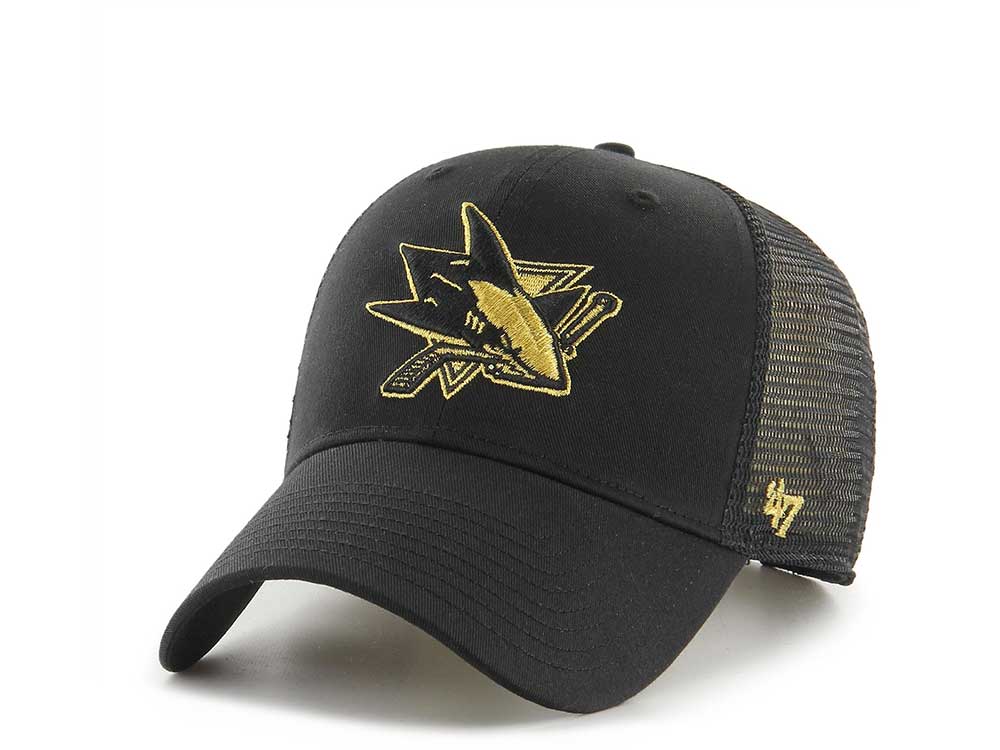 47Brand San Jose Sharks Gold Classic Trucker Snapback Casquette