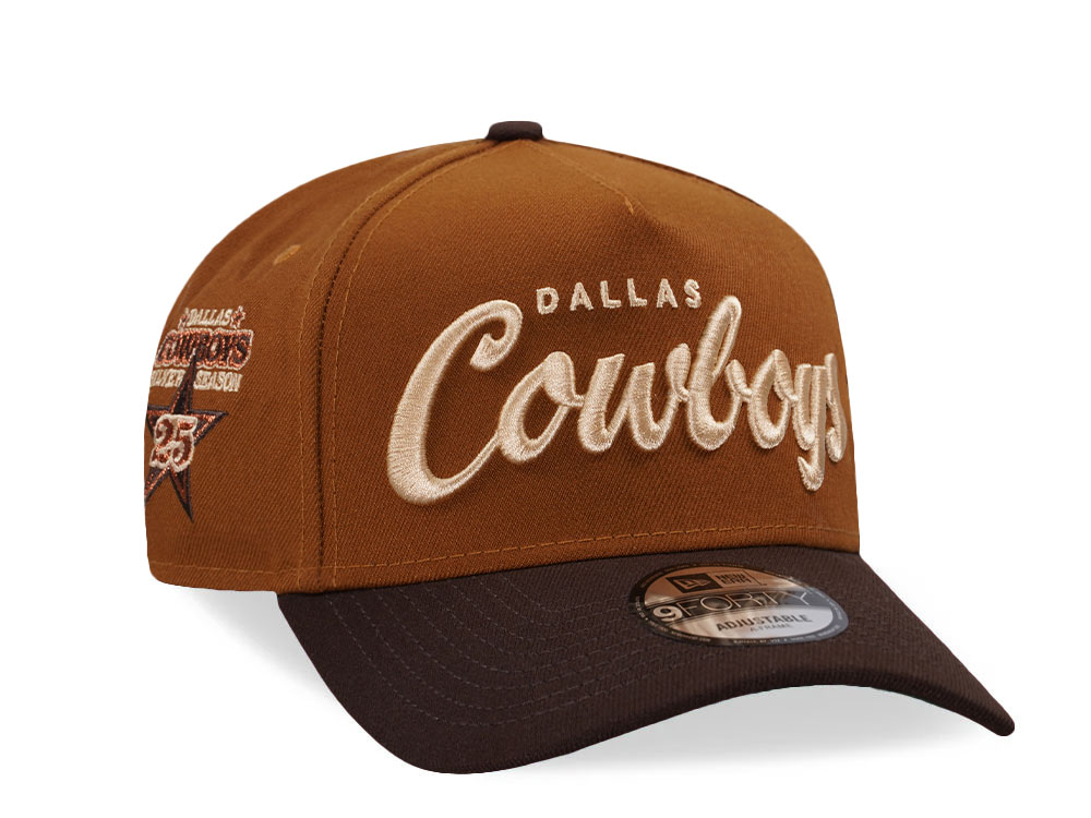 New Era Dallas Cowboys Silver Season Bourbon Prime Two Tone Edition 9Forty A Frame Snapback Casquette