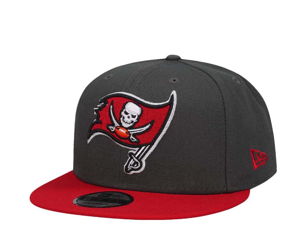 New Era Tampa Bay Buccaneers Gray Red Two Tone Classic Edition 9Fifty Snapback Casquette