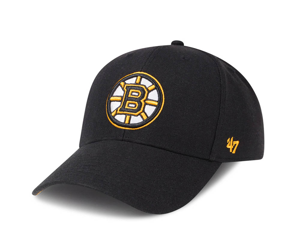 47Brand Boston Bruins Black Color Classic Snapback Casquette