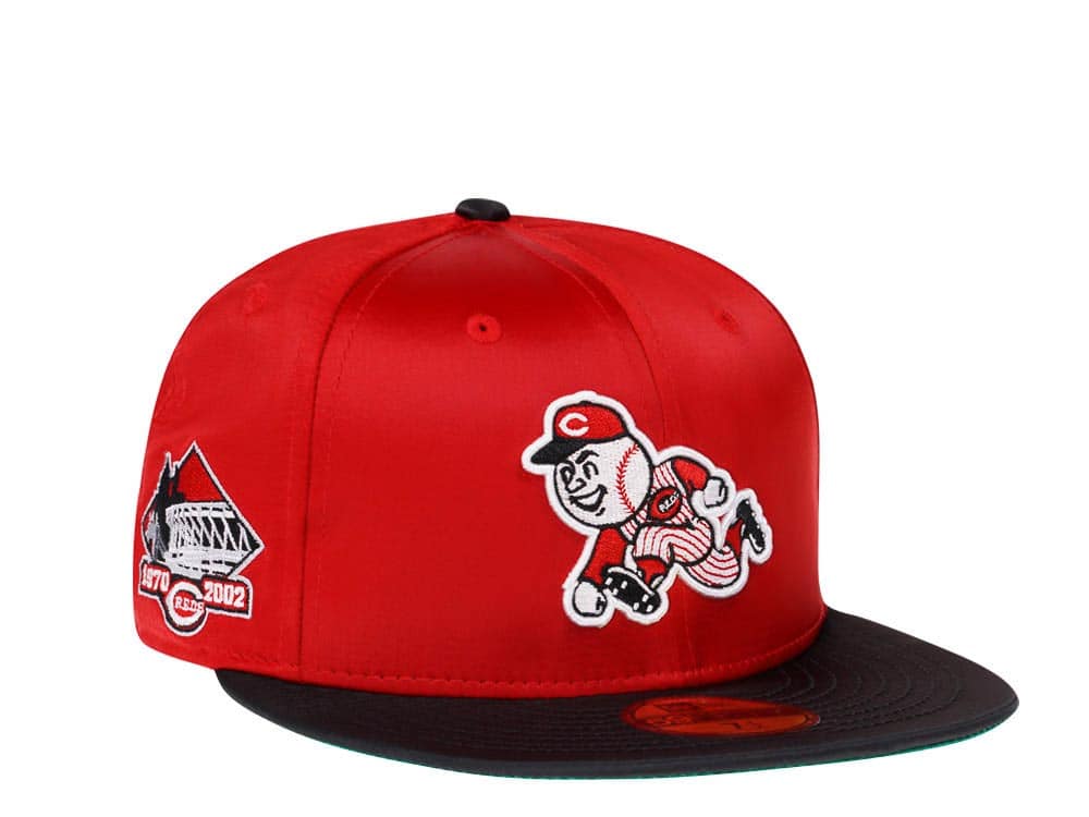 New Era Cincinnati Reds Riverfront Stadium Satin Elite Edition 59Fifty Fitted Casquette