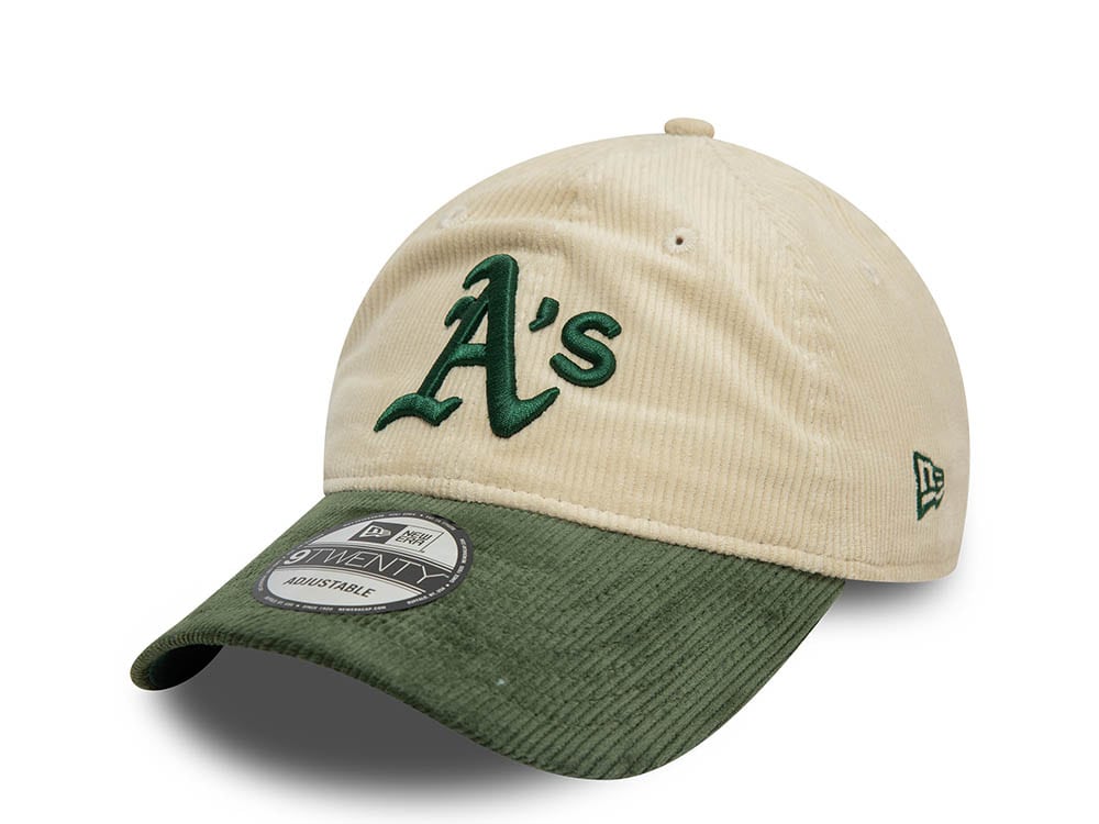 New Era Oakland Athletics Corduroy Two Tone 9Twenty Strapback Casquette