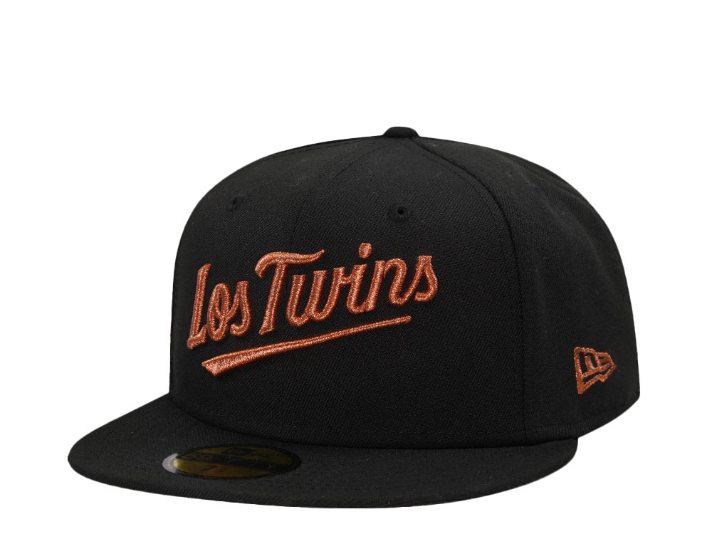 New Era Minnesota Twins Black Script Edition 59Fifty Fitted Casquette