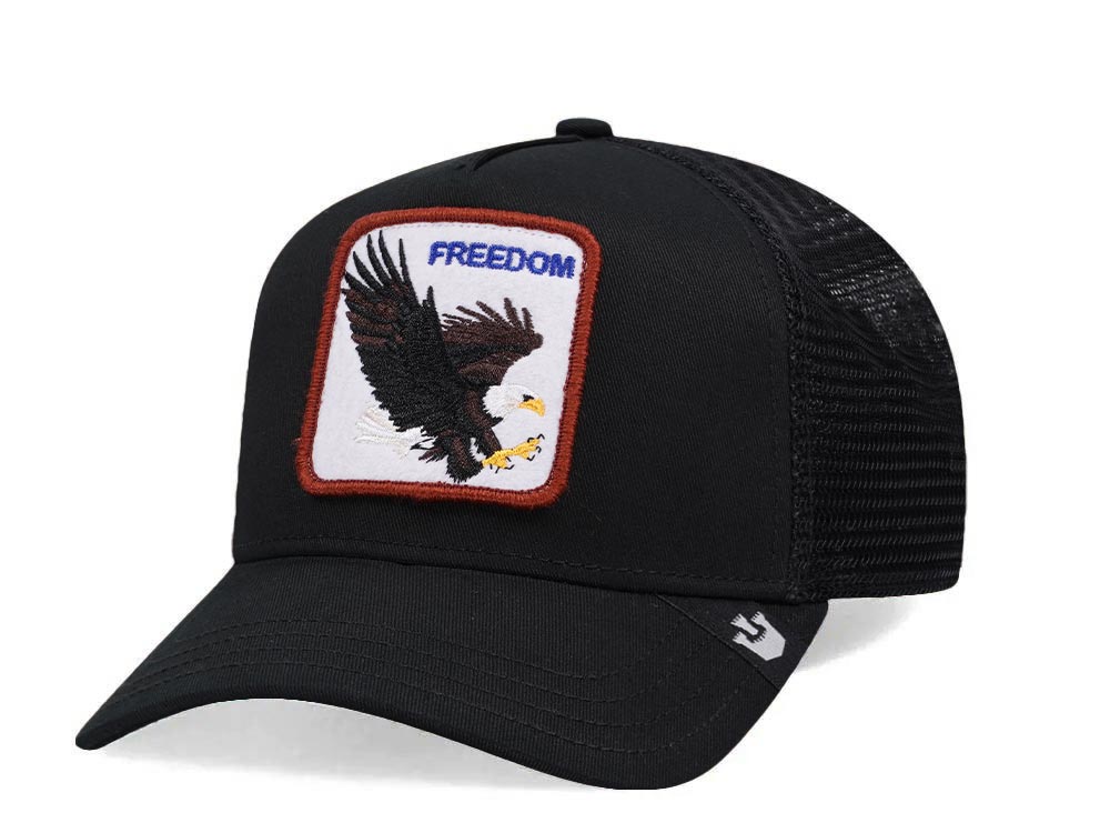 Goorin Bros The Freedom Eagle Black Trucker Snapback Casquette