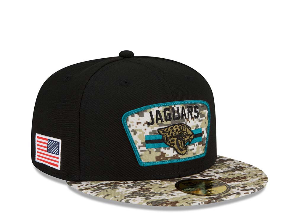 New Era Jacksonville Jaguars Salute to Service 21 59Fifty Fitted Casquette