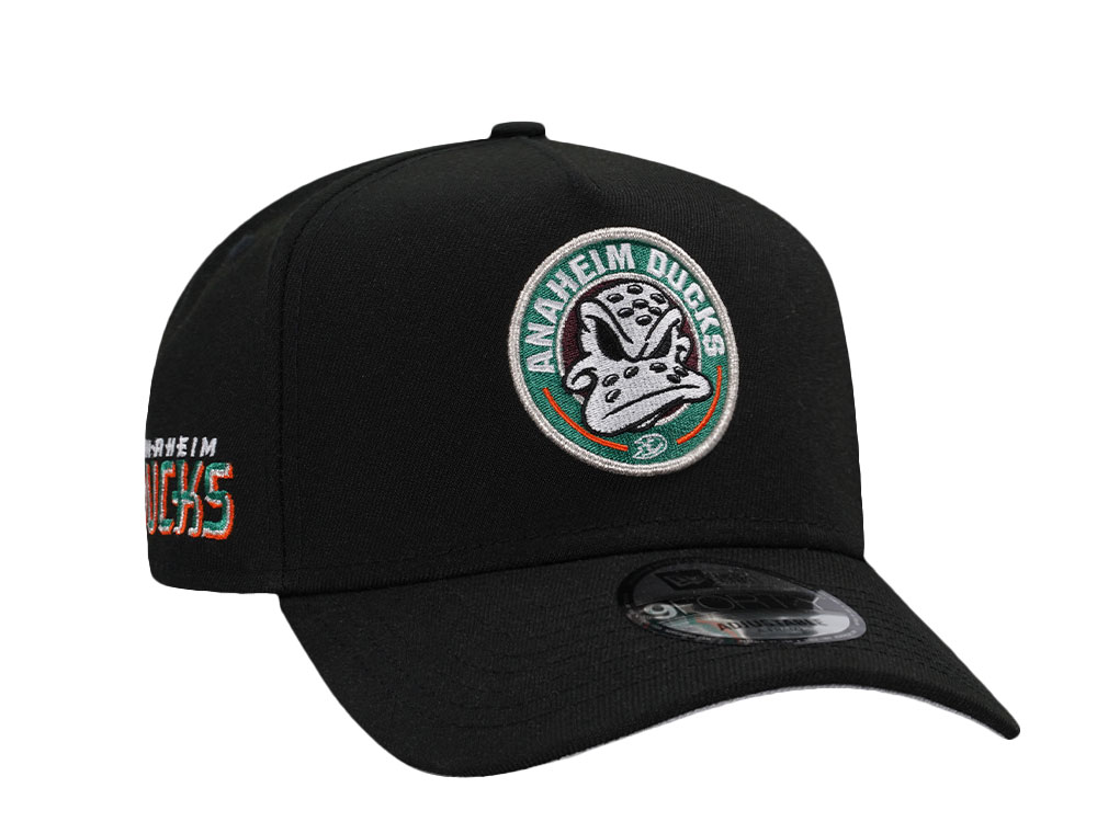 New Era Anaheim Ducks Black Prime Edition 9Forty A Frame Snapback Casquette