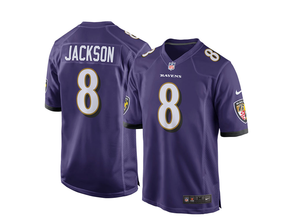 Nike Baltimore Ravens Lamar Jackson Home Game NFL Maillot