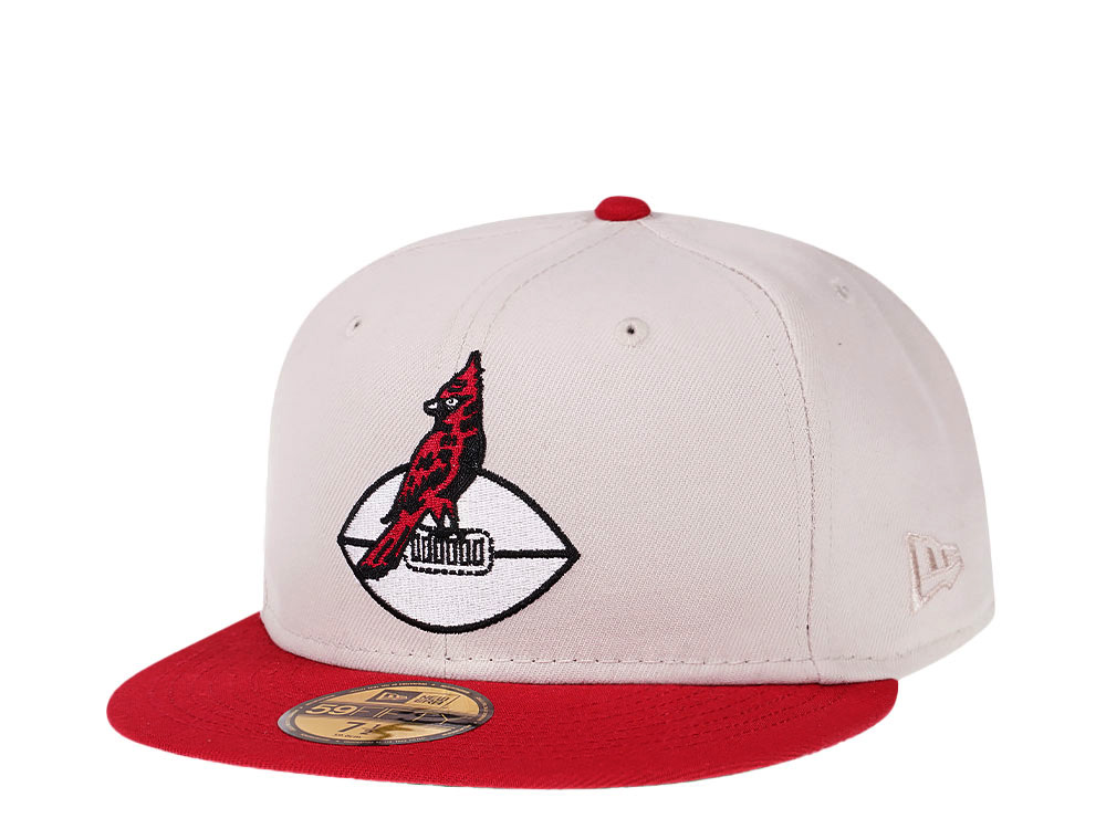 New Era Arizona Cardinals Stone Two Tone Throwback 59Fifty Fitted Casquette