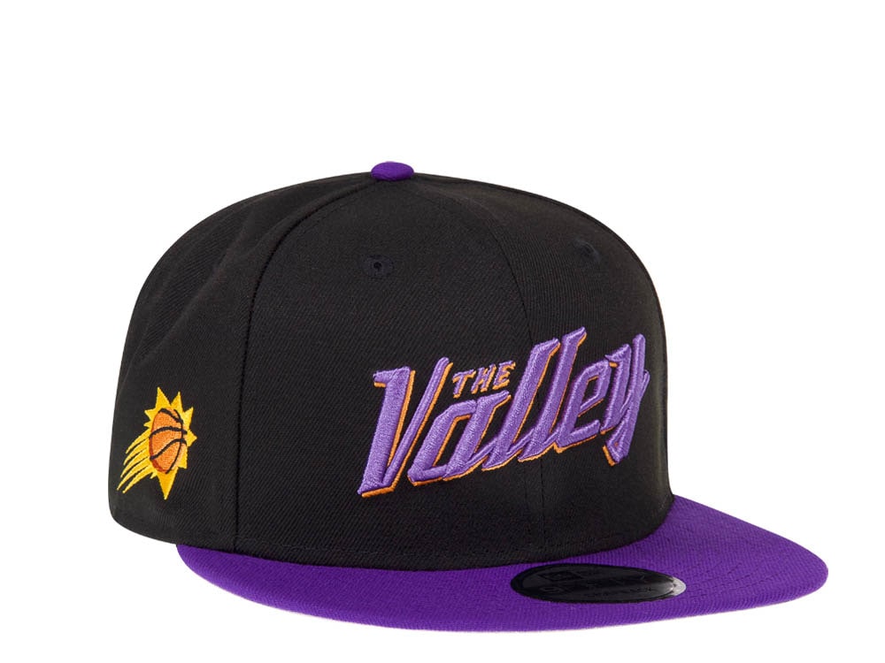 New Era Phoenix Suns Black True Purple Edition 9Fifty Snapback Casquette