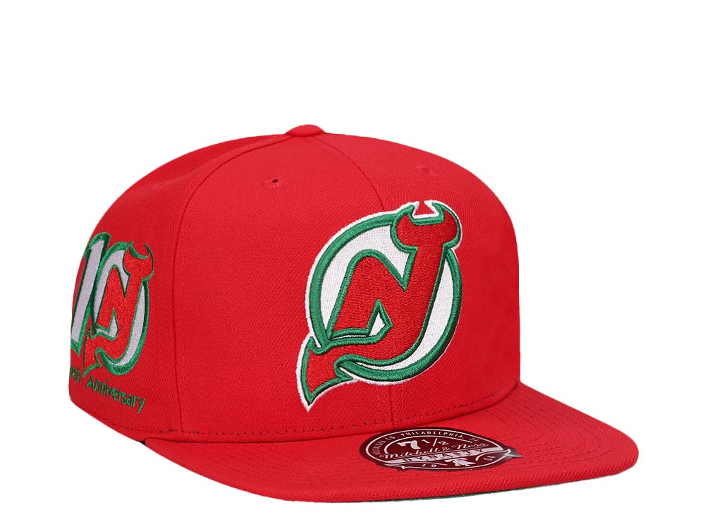 Mitchell & Ness New Jersey Devils 10th Anniversary Vintage Edition Dynasty Fitted Casquette