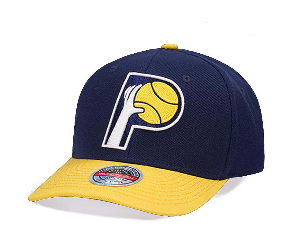 Mitchell & Ness Indiana Pacers Team Two Tone 2.0 Hardwood Classic Red Flex Snapback Casquette