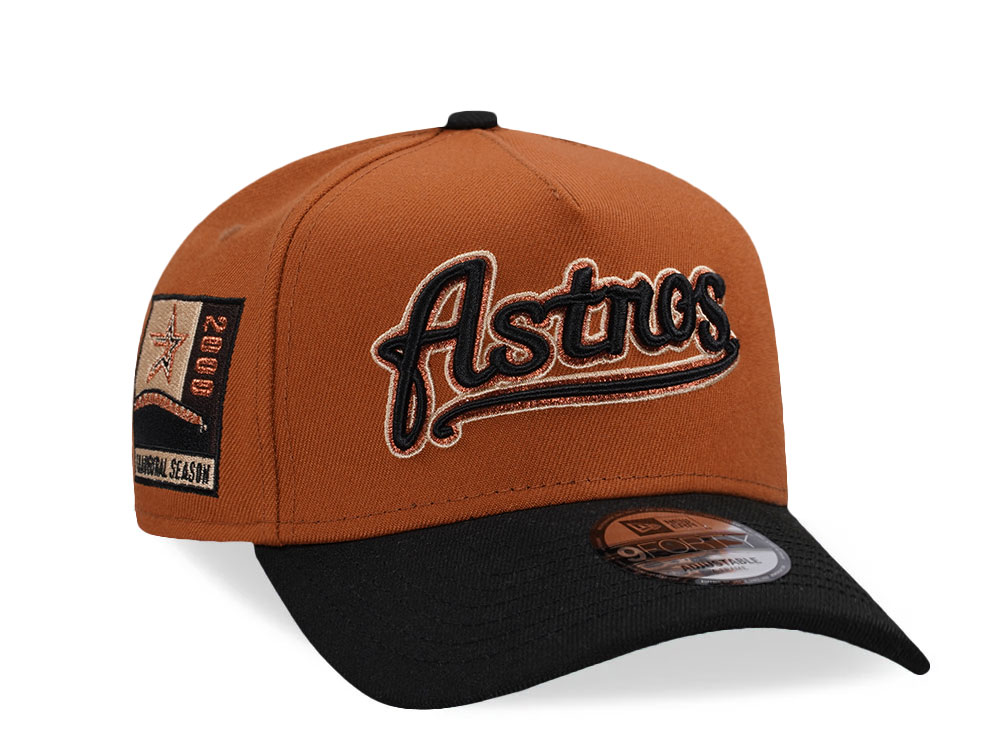 New Era Houston Astros Earthy Copper Two Tone 9Forty A Frame Snapback Casquette