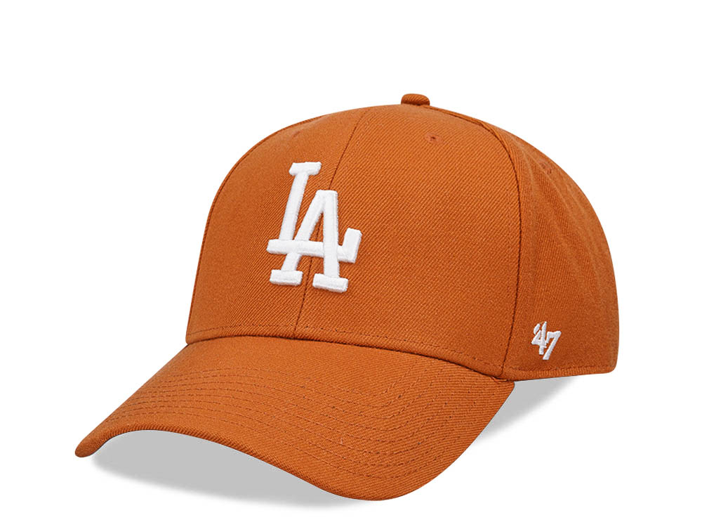 47Brand Los Angeles Dodgers Burnt Orange MVP Snapback Casquette