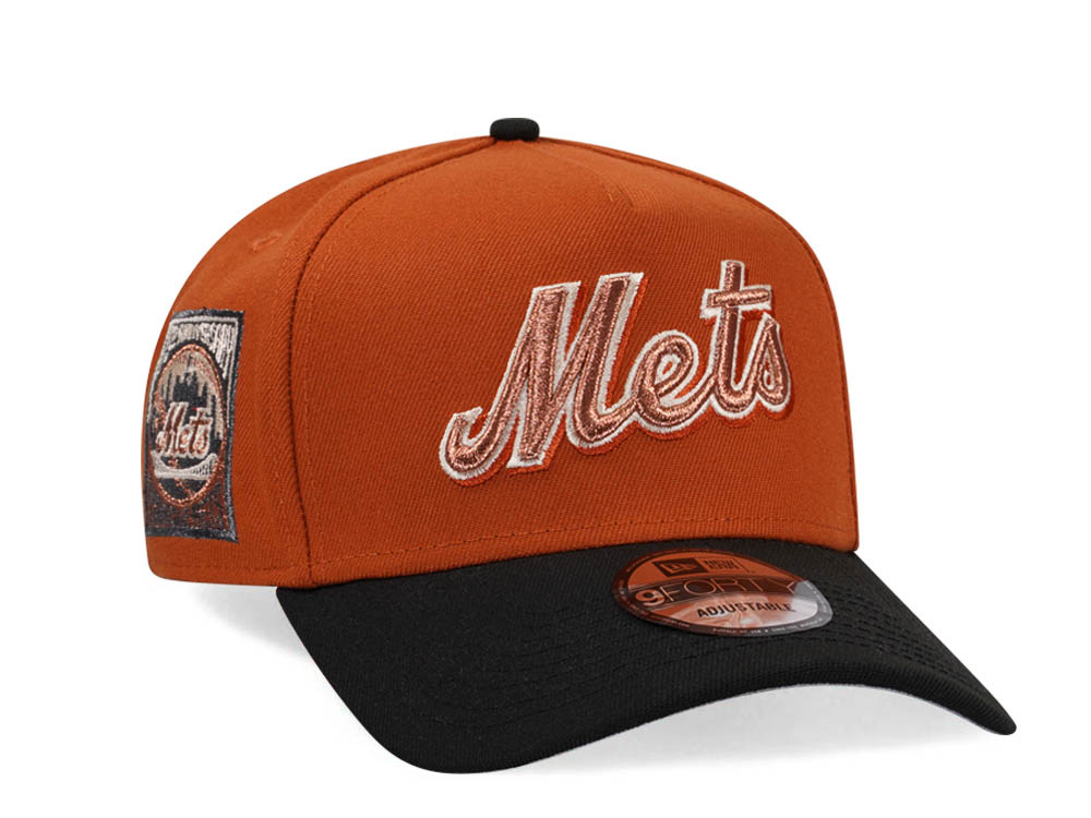 New Era New York Mets 25th Anniversary Rusty Copper Two Tone Edition 9Forty Snapback Casquette