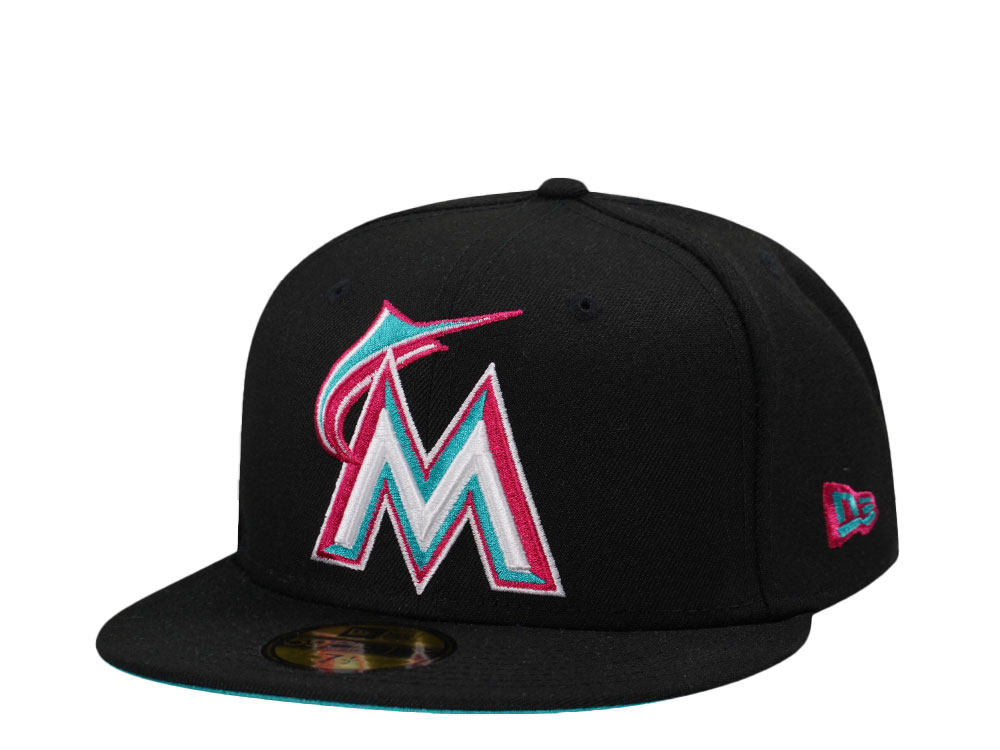 New Era Miami Marlins Black Edition 59Fifty Fitted Casquette