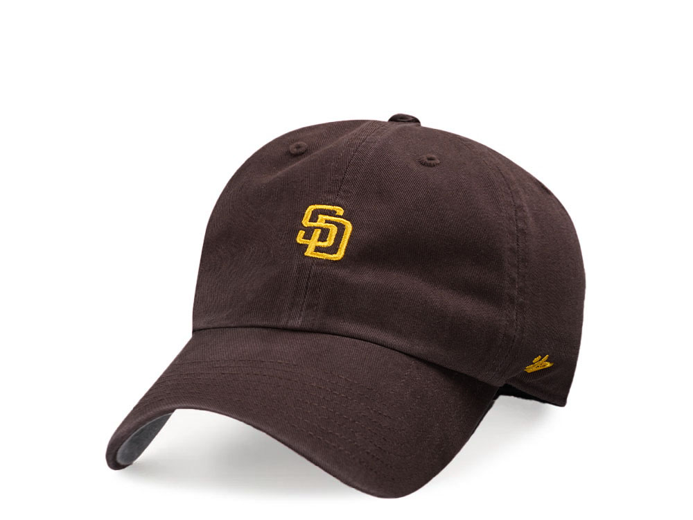 47Brand San Diego Padres Brown Base Runner Clean up Strapback Casquette