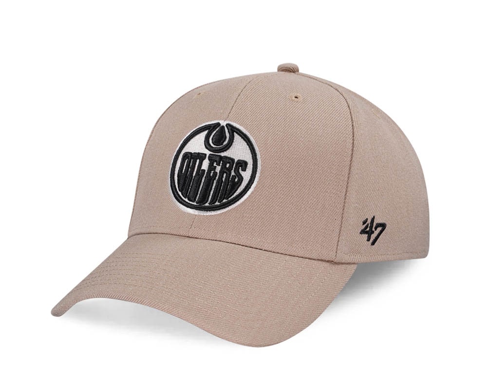 47Brand Edmonton Oilers Vintage Khaki MVP Snapback Casquette