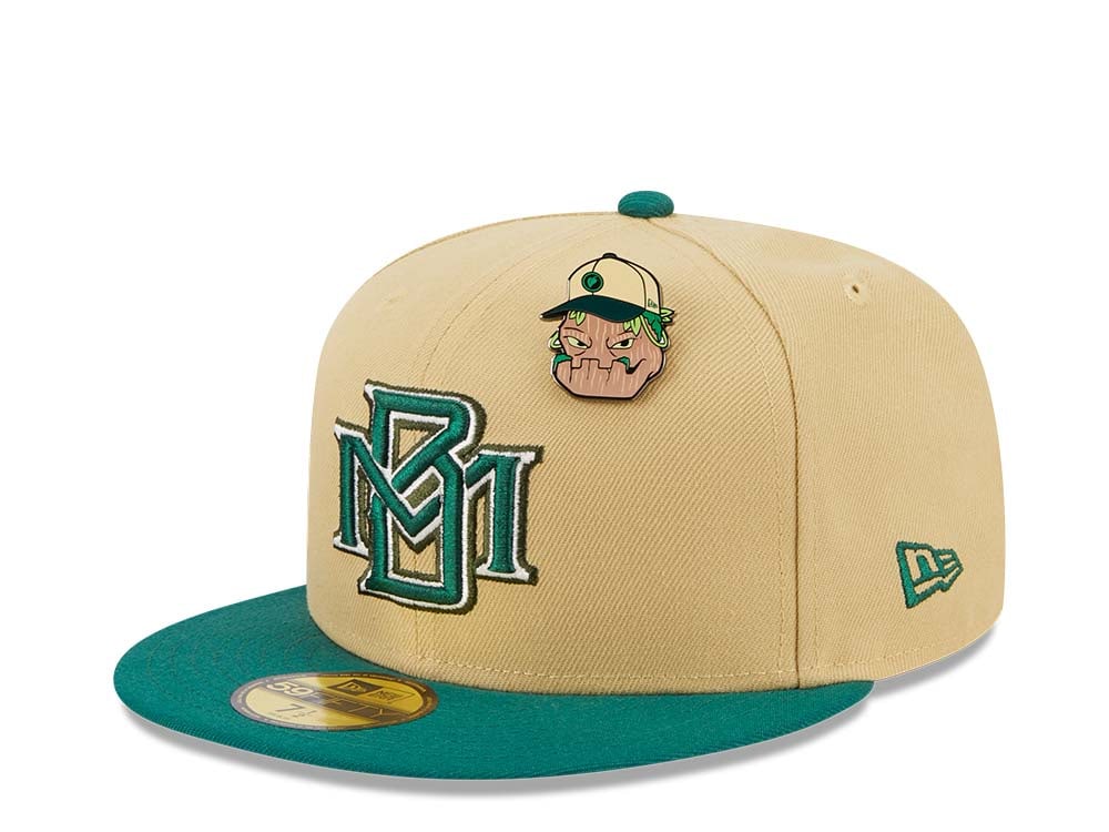 New Era Milwaukee Brewers The Elements Vegas Gold Two Tone Edition 59Fifty Fitted Casquette