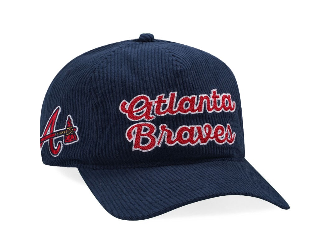 47Brand Atlanta Braves Navy Chainscript 47 Hitch Snapback Casquette