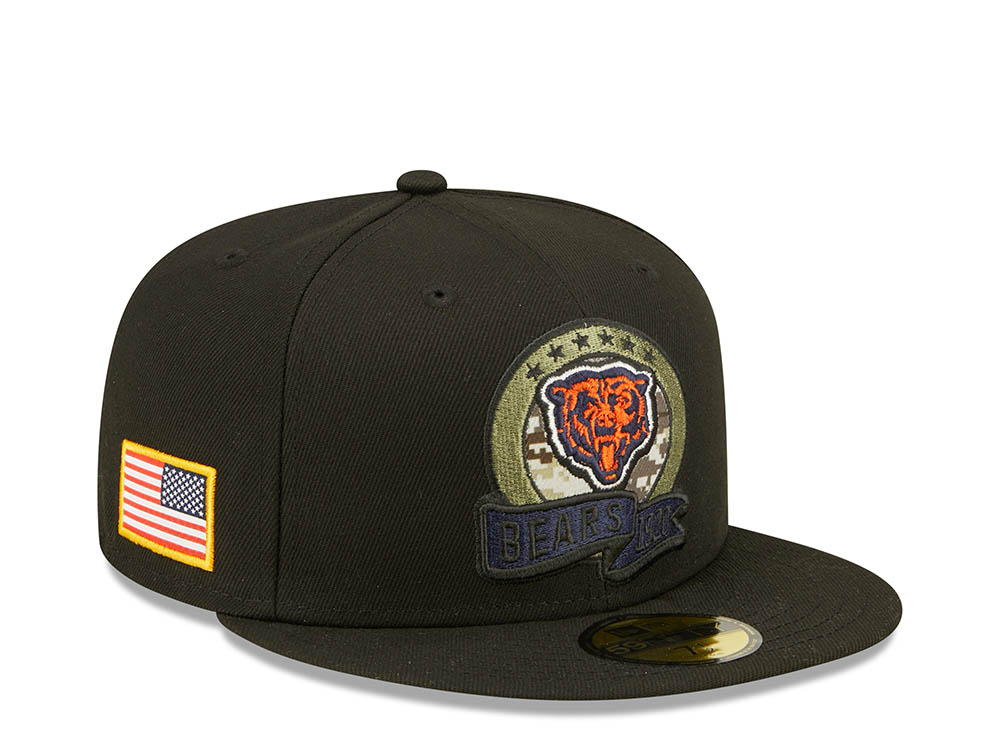 New Era Chicago Bears Salute to Service 2022 Fitted 59Fifty Casquette