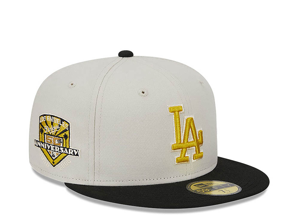 New Era Los Angeles Dodgers 50th Anniversary Stone Two Tone Edition 59Fifty Fitted Casquette