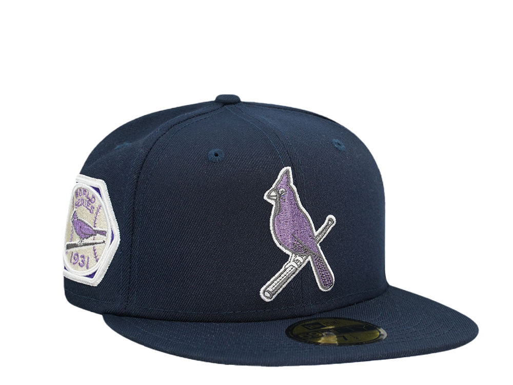 New Era St. Louis Cardinals World Series 1931 Ocean Purple Edition 59Fifty Fitted Casquette