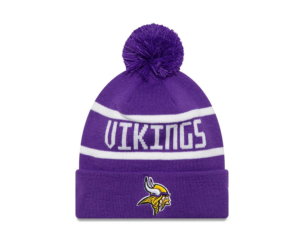 New Era Minnesota Vikings On The Cuff Jake Purple Chapeaux