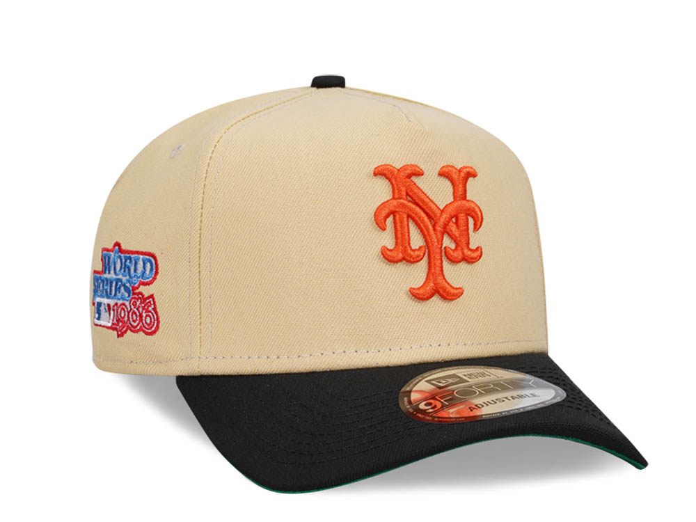 New Era New York Mets World Series 1986 Two Tone Throwback Edition 9Forty A Frame Snapback Casquette