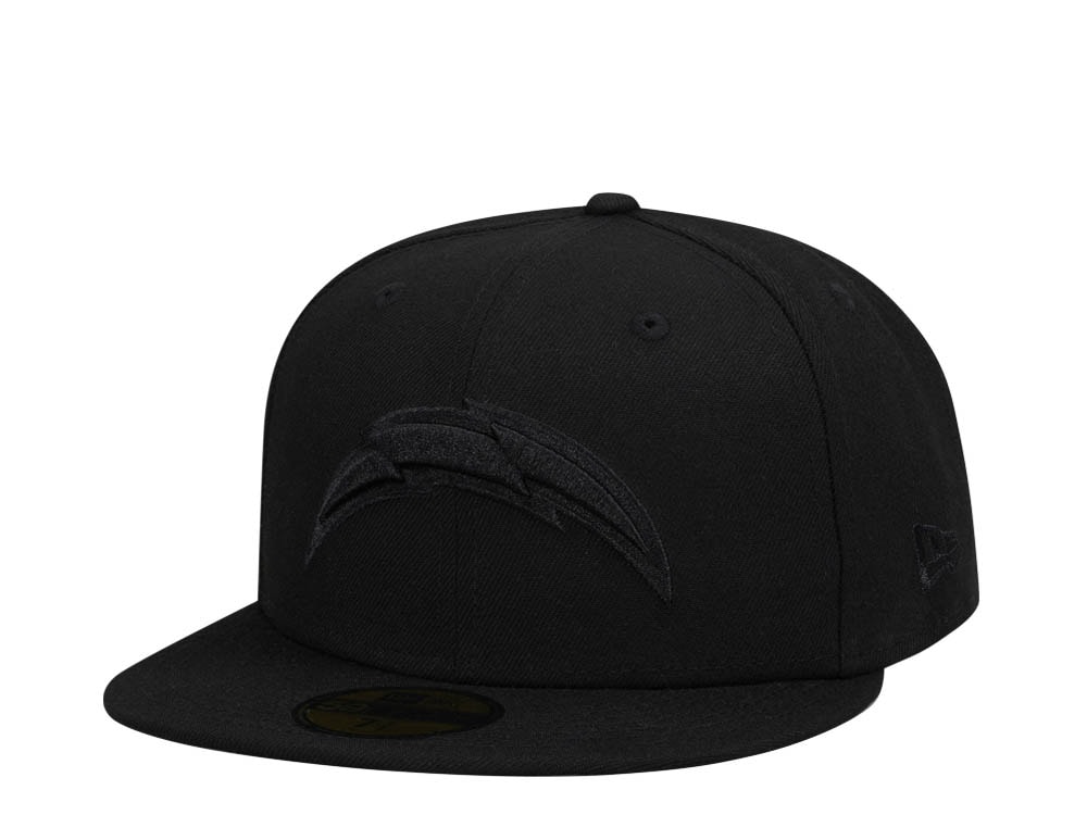 New Era Los Angeles Chargers All Black Edition 59Fifty Fitted Casquette