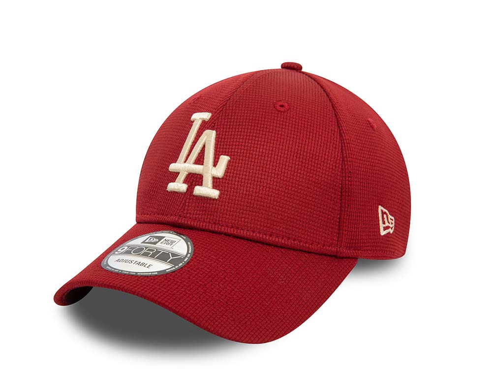 New Era Los Angeles Dodgers Maroon 9Forty Strapback Casquette