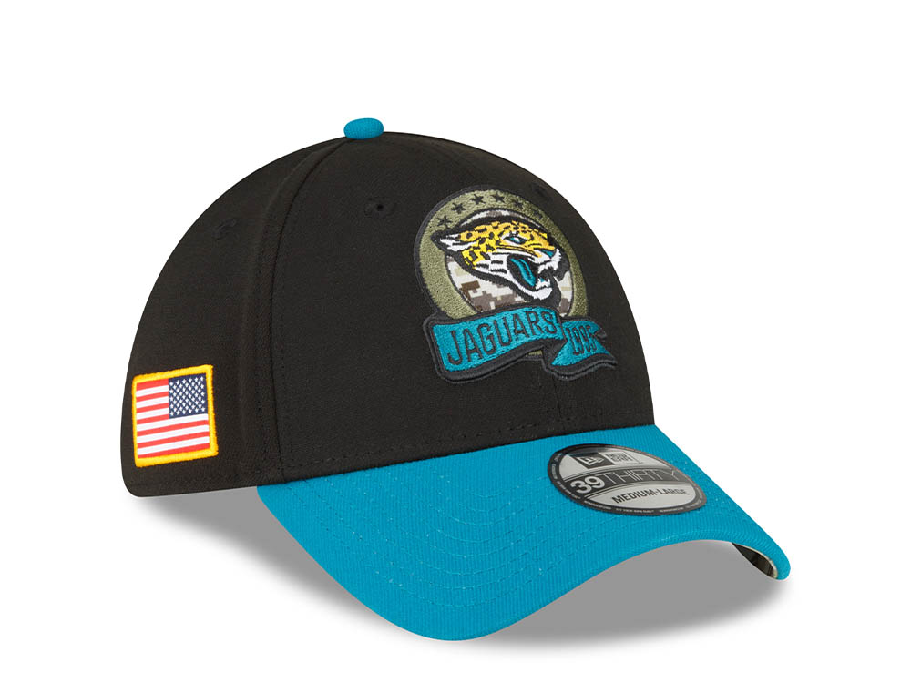 New Era Jacksonville Jaguars Salute to Service 2022 39Thirty Stretch Casquette