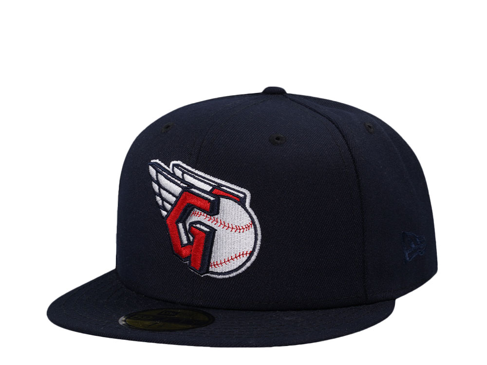 New Era Cleveland Guardians Navy Classic Edition 59Fifty Fitted Casquette