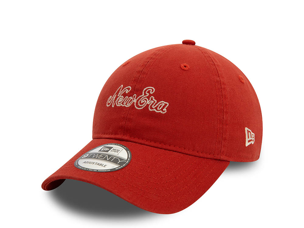 New Era New Era Classic Logo Red 9Twenty Strapback Casquette