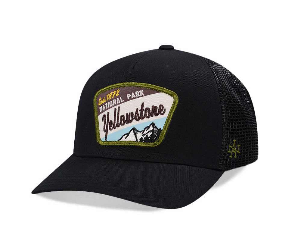 American Needle Yellowstone Valin Black Trucker Snapback Casquette