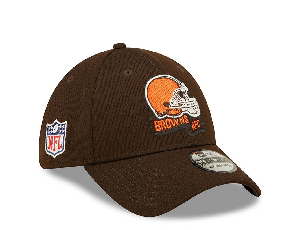 New Era Cleveland Browns Brown Coach NFL Sideline 2022 39Thirty Stretch Casquette